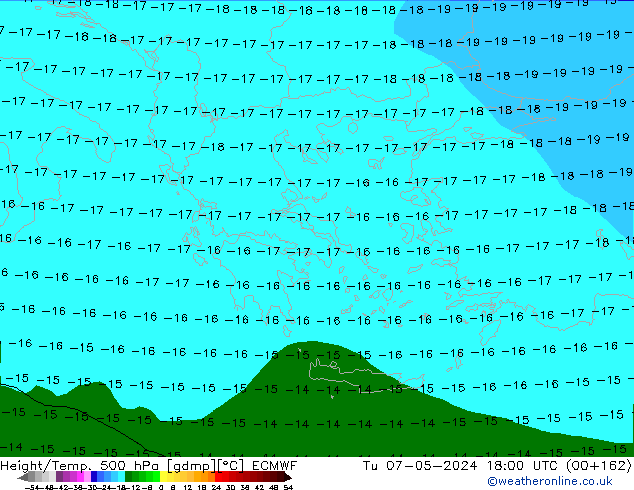 Z500/Rain (+SLP)/Z850 ECMWF Tu 07.05.2024 18 UTC