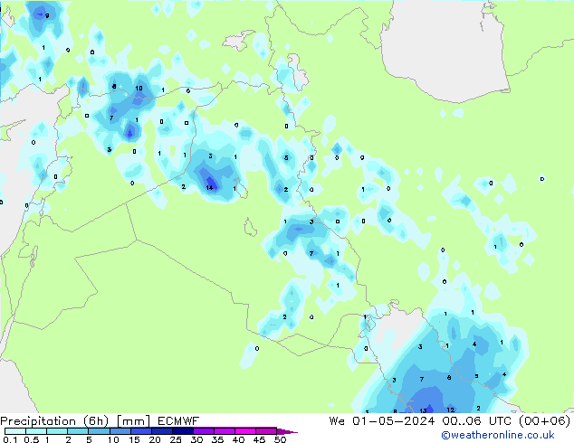 Z500/Rain (+SLP)/Z850 ECMWF  01.05.2024 06 UTC