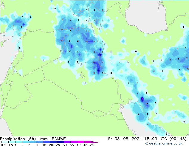 Z500/Rain (+SLP)/Z850 ECMWF Fr 03.05.2024 00 UTC