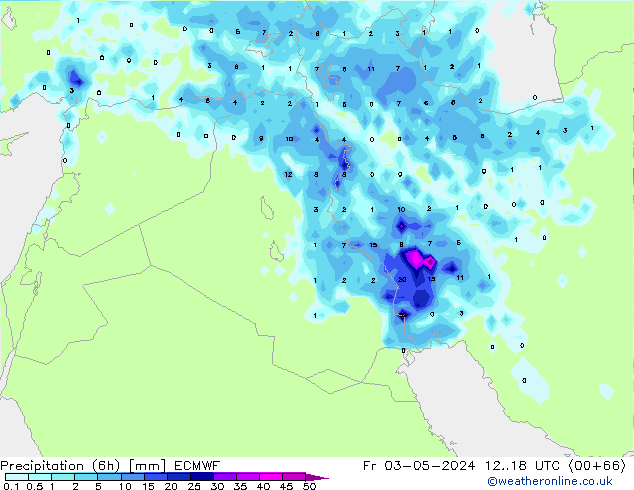 Z500/Yağmur (+YB)/Z850 ECMWF Cu 03.05.2024 18 UTC