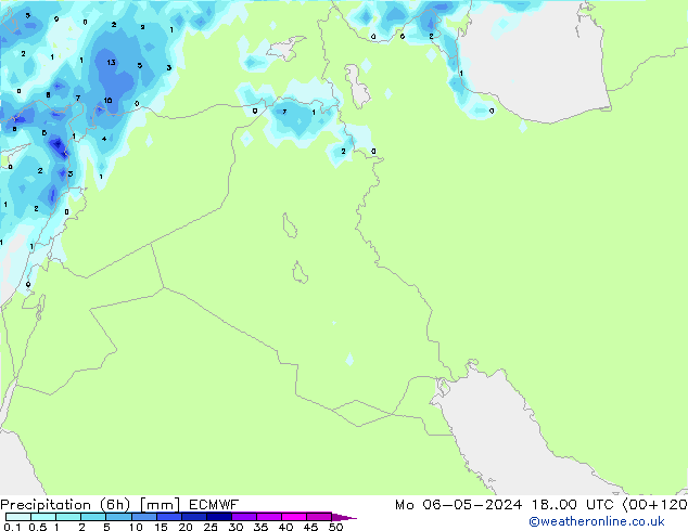 Z500/Rain (+SLP)/Z850 ECMWF Mo 06.05.2024 00 UTC