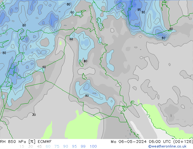 RV 850 hPa ECMWF ma 06.05.2024 06 UTC