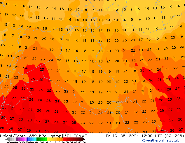 Z500/Rain (+SLP)/Z850 ECMWF pt. 10.05.2024 12 UTC