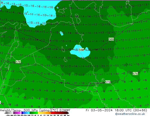 Z500/Rain (+SLP)/Z850 ECMWF pt. 03.05.2024 18 UTC