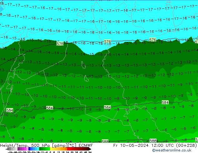 Z500/Rain (+SLP)/Z850 ECMWF pt. 10.05.2024 12 UTC