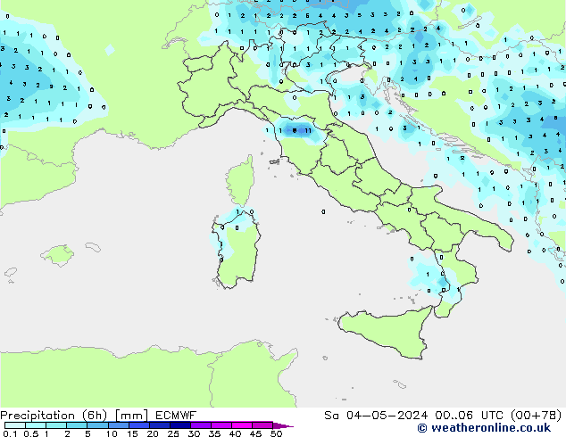 Z500/Rain (+SLP)/Z850 ECMWF So 04.05.2024 06 UTC