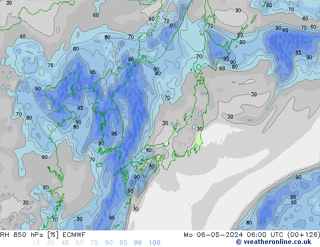 RV 850 hPa ECMWF ma 06.05.2024 06 UTC