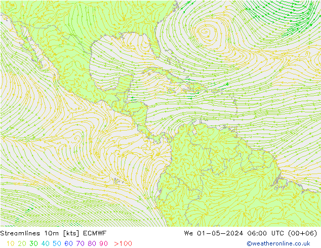 ветер 10m ECMWF ср 01.05.2024 06 UTC