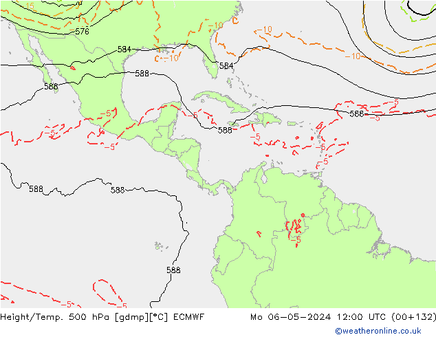 Z500/Regen(+SLP)/Z850 ECMWF ma 06.05.2024 12 UTC