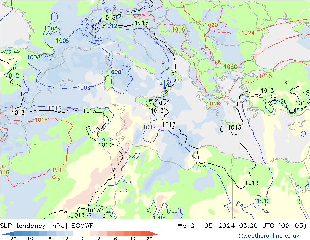   ECMWF  01.05.2024 03 UTC