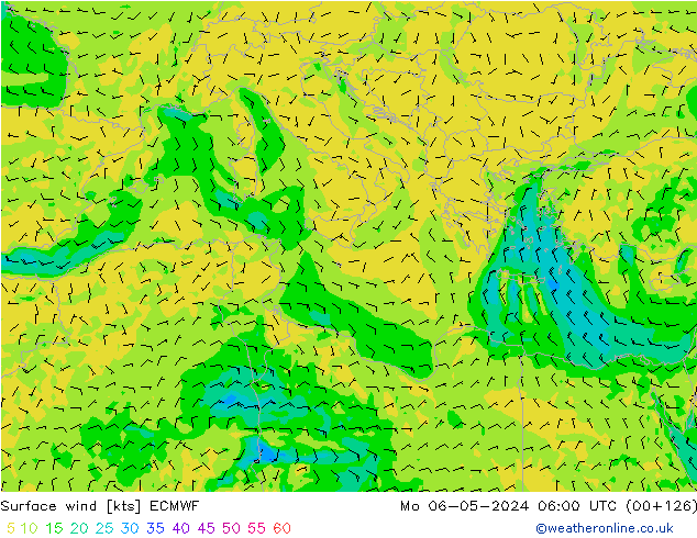  10 m ECMWF  06.05.2024 06 UTC