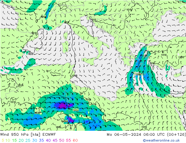  950 hPa ECMWF  06.05.2024 06 UTC