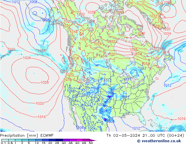 Niederschlag ECMWF Do 02.05.2024 00 UTC