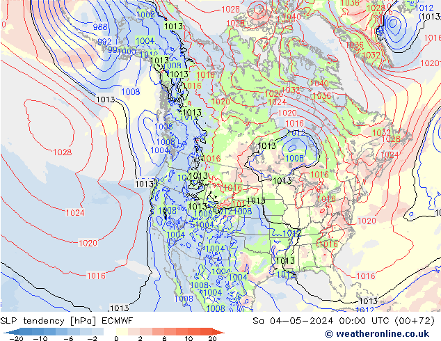 Y. Basıncı eğilimi ECMWF Cts 04.05.2024 00 UTC