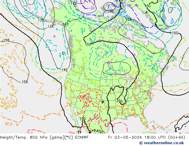 Z500/Yağmur (+YB)/Z850 ECMWF Cu 03.05.2024 18 UTC