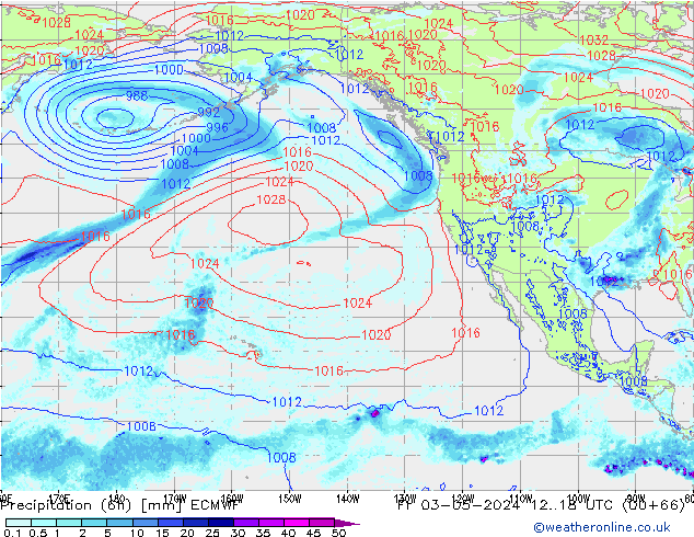 Z500/Rain (+SLP)/Z850 ECMWF  03.05.2024 18 UTC