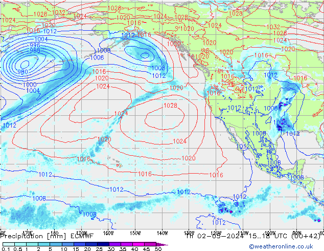 Précipitation ECMWF jeu 02.05.2024 18 UTC