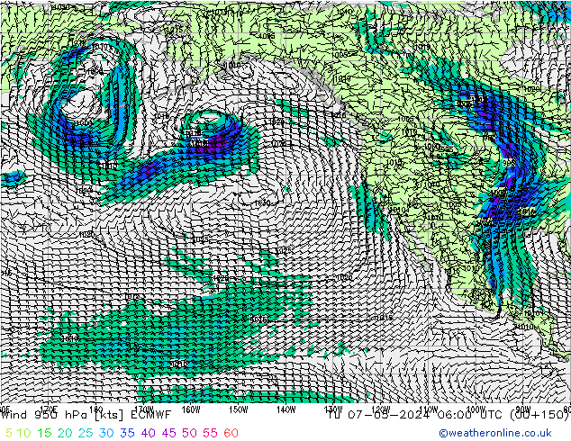 Vent 950 hPa ECMWF mar 07.05.2024 06 UTC