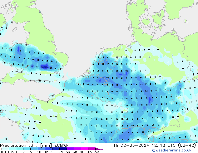 Z500/Regen(+SLP)/Z850 ECMWF do 02.05.2024 18 UTC