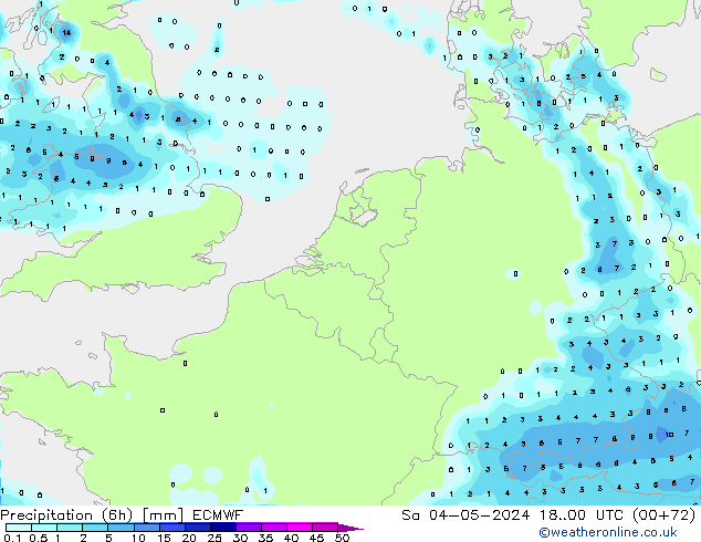 Z500/Rain (+SLP)/Z850 ECMWF  04.05.2024 00 UTC