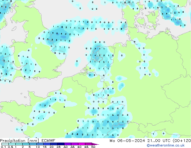 opad ECMWF pon. 06.05.2024 00 UTC