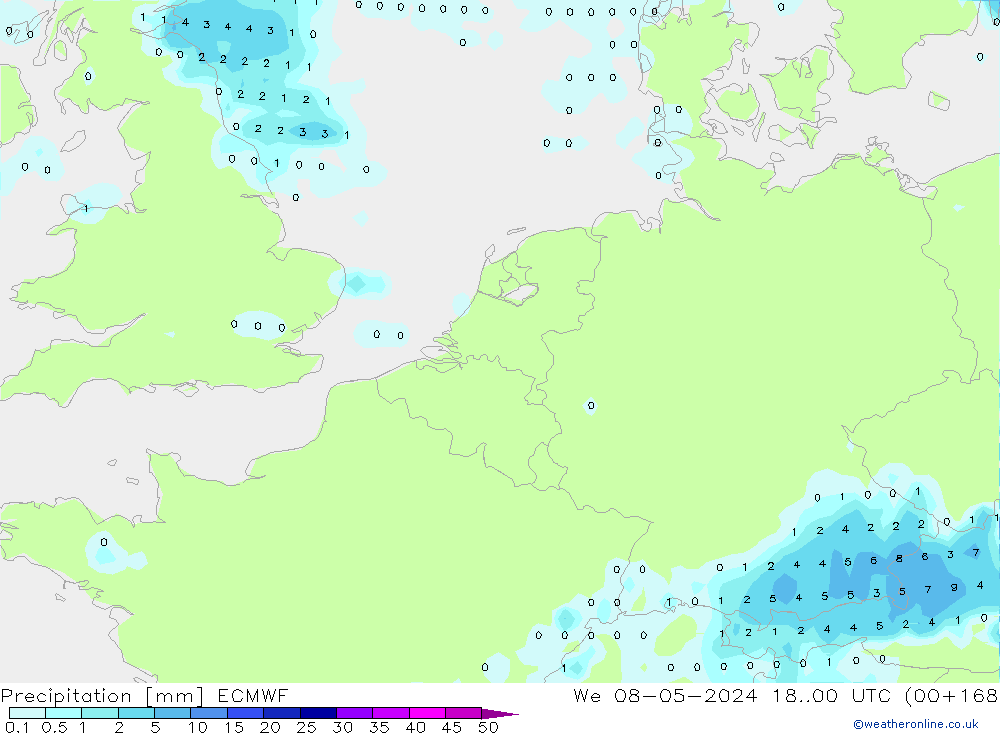 opad ECMWF śro. 08.05.2024 00 UTC