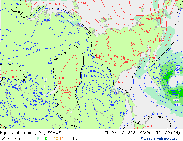 Sturmfelder ECMWF Do 02.05.2024 00 UTC