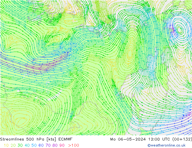  500 hPa ECMWF  06.05.2024 12 UTC