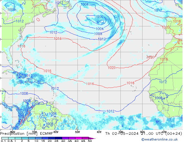 Yağış ECMWF Per 02.05.2024 00 UTC