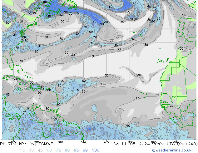 700 hPa Nispi Nem ECMWF Cts 11.05.2024 00 UTC