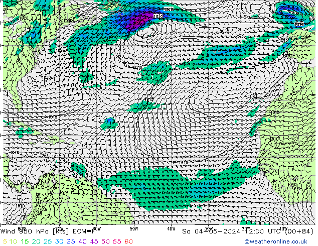 Wind 950 hPa ECMWF Sa 04.05.2024 12 UTC