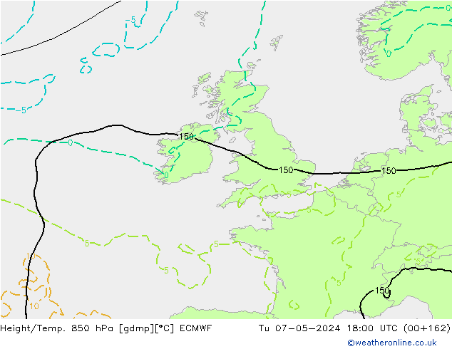 Z500/Rain (+SLP)/Z850 ECMWF Tu 07.05.2024 18 UTC