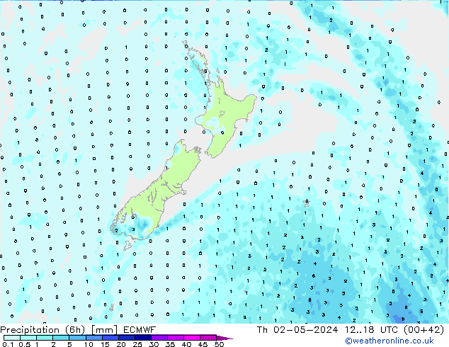 Z500/Rain (+SLP)/Z850 ECMWF Th 02.05.2024 18 UTC