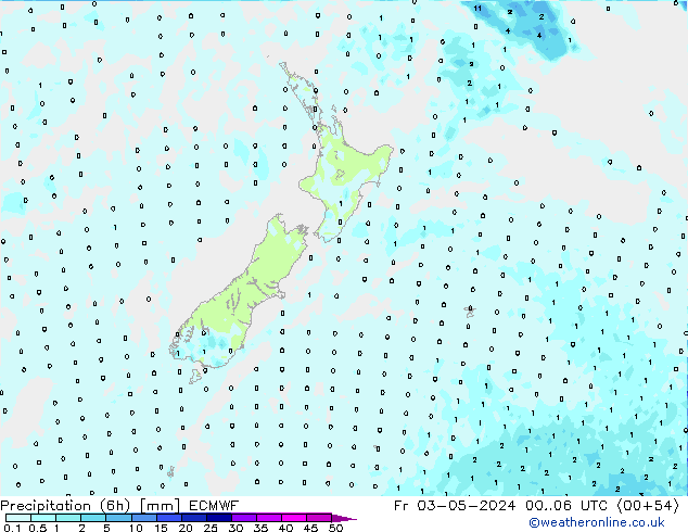 Z500/Rain (+SLP)/Z850 ECMWF Fr 03.05.2024 06 UTC