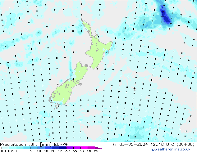 Z500/Rain (+SLP)/Z850 ECMWF Fr 03.05.2024 18 UTC