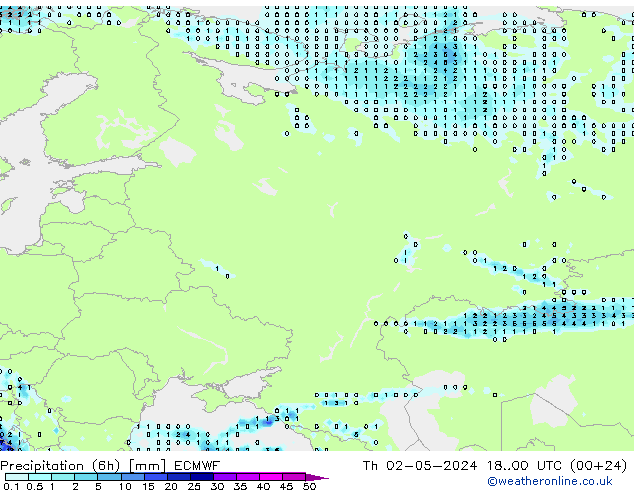 Z500/Rain (+SLP)/Z850 ECMWF Th 02.05.2024 00 UTC