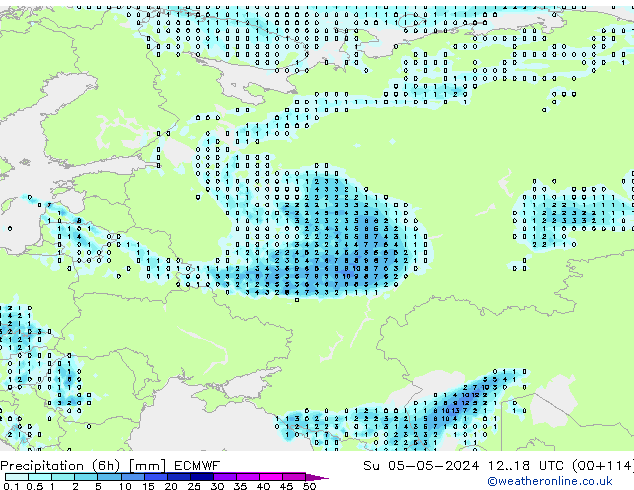 Z500/Rain (+SLP)/Z850 ECMWF Ne 05.05.2024 18 UTC