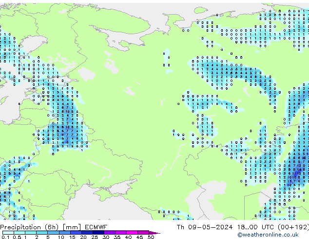 Z500/Rain (+SLP)/Z850 ECMWF  09.05.2024 00 UTC