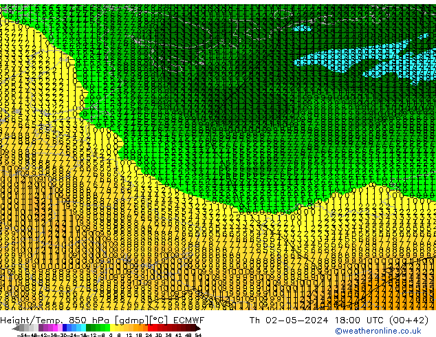 Z500/Rain (+SLP)/Z850 ECMWF Qui 02.05.2024 18 UTC