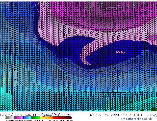 Z500/Rain (+SLP)/Z850 ECMWF  06.05.2024 12 UTC