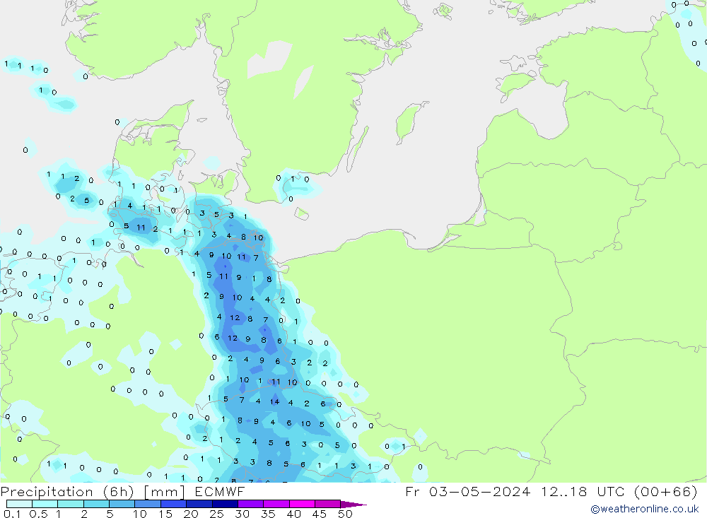 Z500/Rain (+SLP)/Z850 ECMWF Fr 03.05.2024 18 UTC