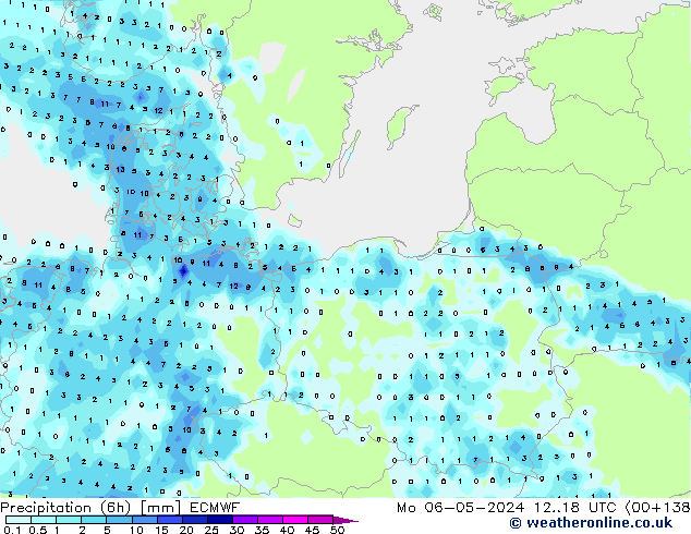 Z500/Regen(+SLP)/Z850 ECMWF ma 06.05.2024 18 UTC