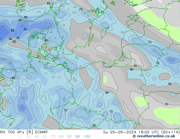 RV 700 hPa ECMWF zo 05.05.2024 18 UTC
