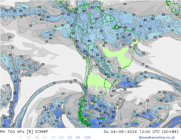 RH 700 hPa ECMWF  04.05.2024 12 UTC