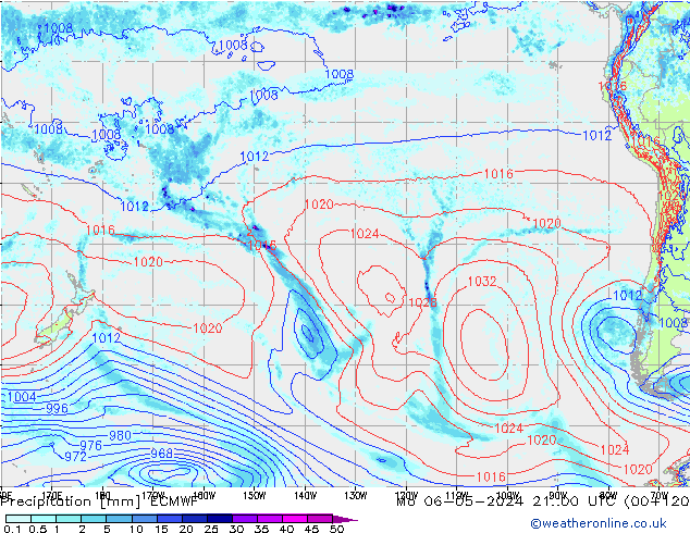 Precipitation ECMWF Mo 06.05.2024 00 UTC