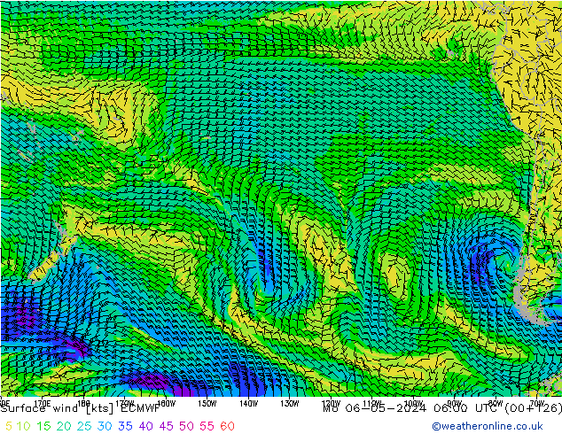 Surface wind ECMWF Mo 06.05.2024 06 UTC