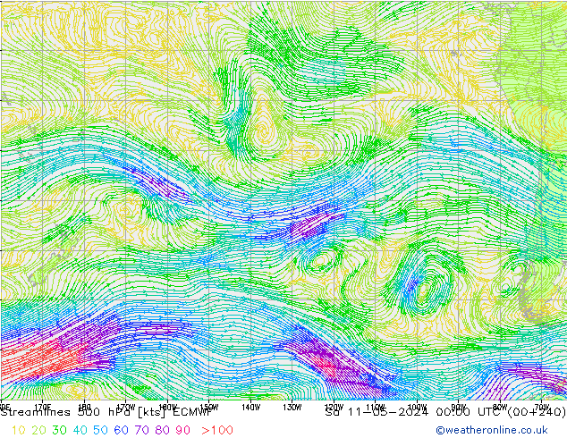  500 hPa ECMWF  11.05.2024 00 UTC