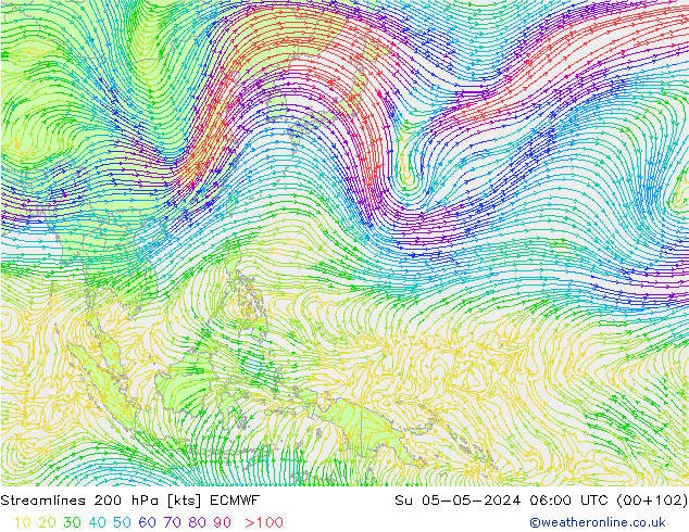  200 hPa ECMWF  05.05.2024 06 UTC