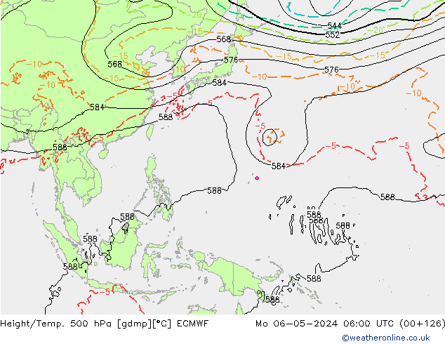 Z500/Regen(+SLP)/Z850 ECMWF ma 06.05.2024 06 UTC