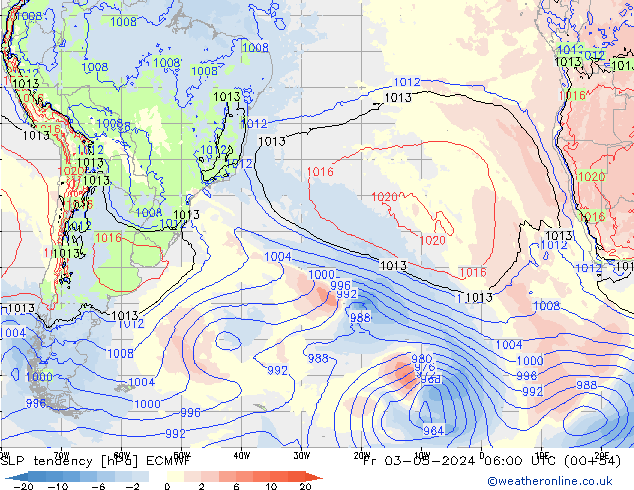 Y. Basıncı eğilimi ECMWF Cu 03.05.2024 06 UTC